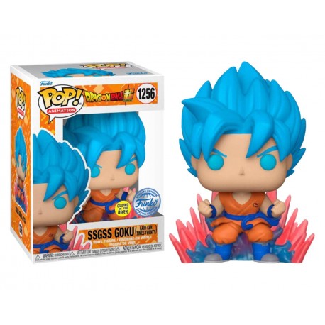 Goku SSGSS (Kaio-Ken Times Twenty) (Glow in the Dark) - Dragon Ball Super Pop! Vinyl