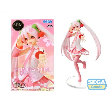 Hatsune Miku (Sakura) - Vocaloid Sega Super Premium Figure