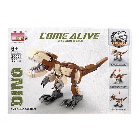 Tyrannosaurus - Come Alive Dinosaur World Pingao Blocks