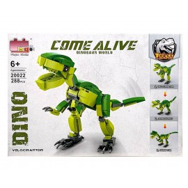 Velociraptor - Come Alive Dinosaur World Pingao Blocks