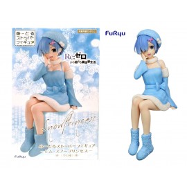 Rem Snow Princess - Re:Zero Starting Life In Another World Noodle Stopper Figure FuRyu