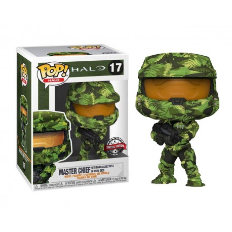 Master Chief with MA40 Assault Rifle in Hydro Deco Pop! Vinyl