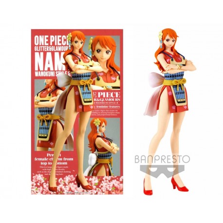 Nami (A) - One Piece Glitter and Glamours Wanokuni Style II Banpresto