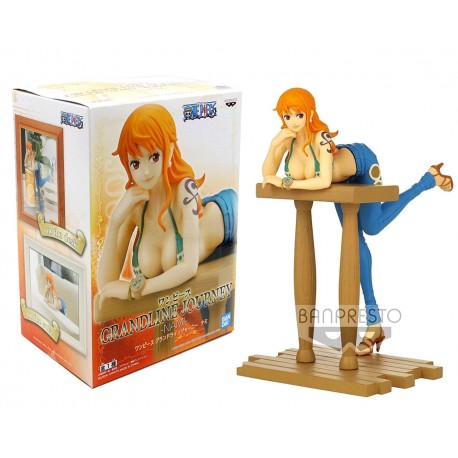 Nami Leaning - One Piece The Grandline Journey Banpresto